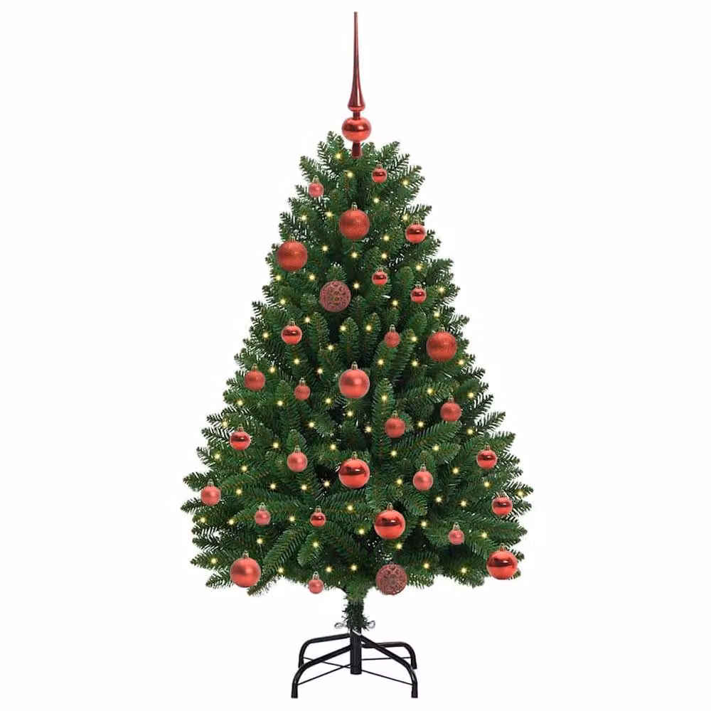 Berkfield Home Artificial Green Christmas Tree with Stand, Height: 120 cm – 3