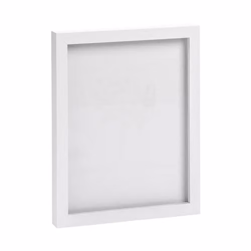 Nicola Spring Rectangular Single Photo Frame in White – 1