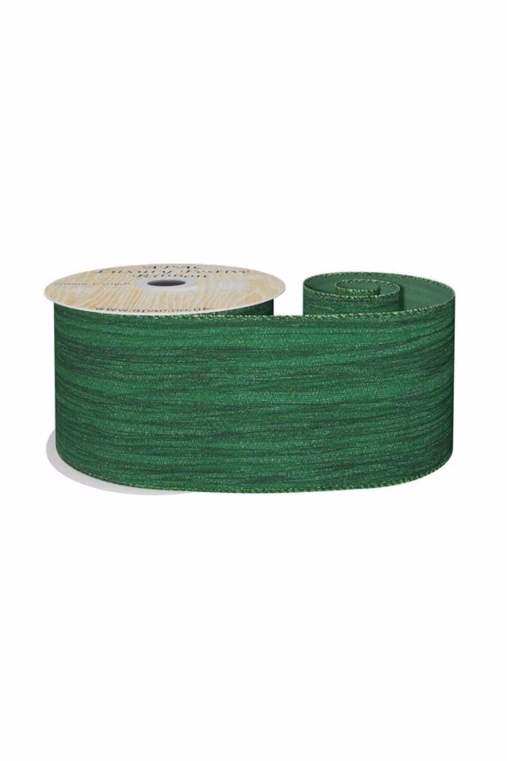 KDMD Green Metallic Crinkle Ribbon, 10yd – 2