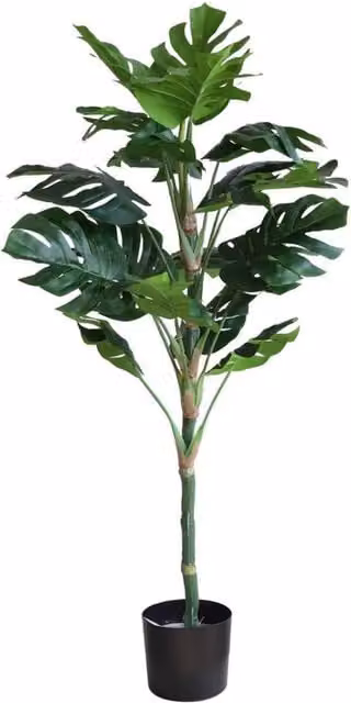 KDMD Artificial Monstera Green Tree, Height: 130 cm