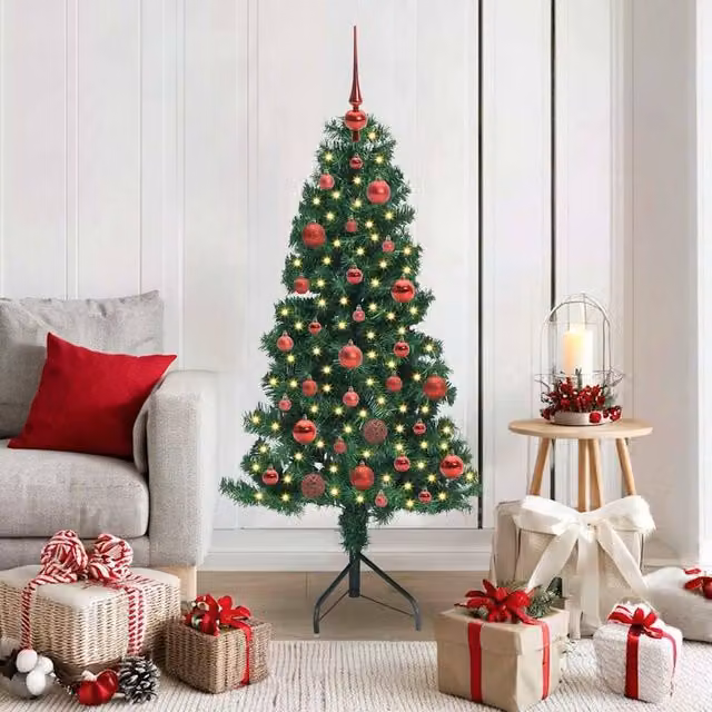Berkfield Home Green Artificial Christmas Tree, Height: 150 cm
