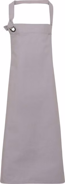 Premier Calibre Heavy Cotton Canvas Bib Apron in Silver