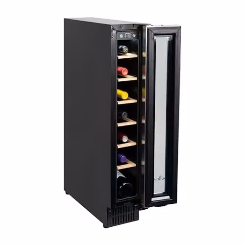 Willow W15WCSS 20L Under Counter Wine Cooler in Stainless Steel Silver – 2