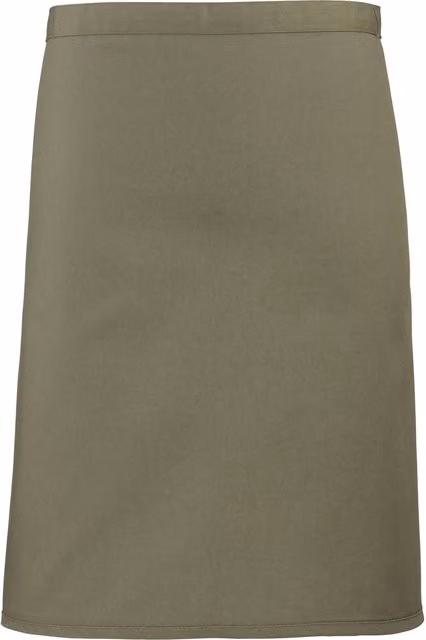 Premier Pack of 2 Women's Mid-Length Poly-Cotton Aprons in Green – 1