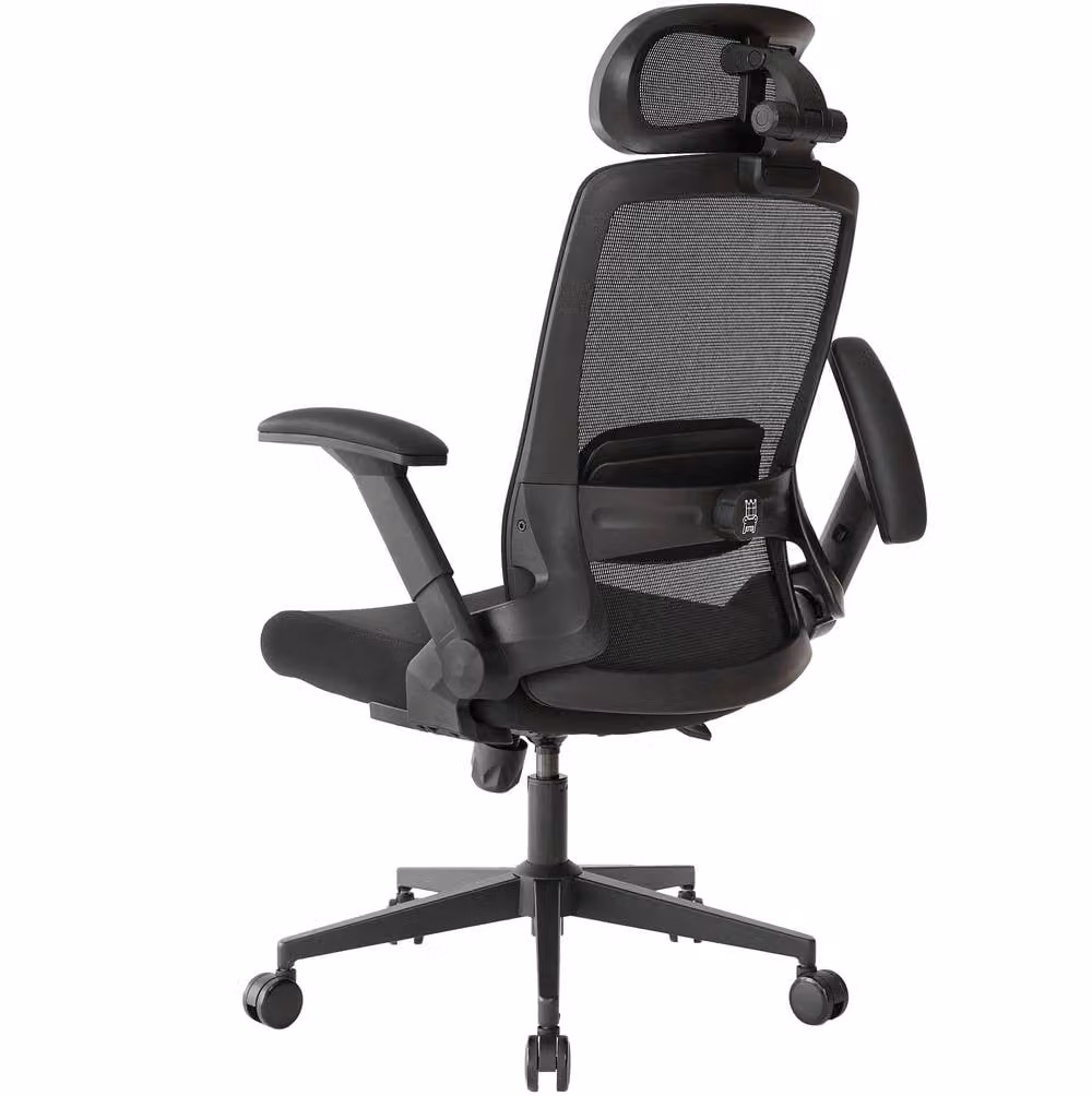 Realm of Thrones Ergonomic High Back Office and Gaming Chair in Black with 3D Headrest – 2