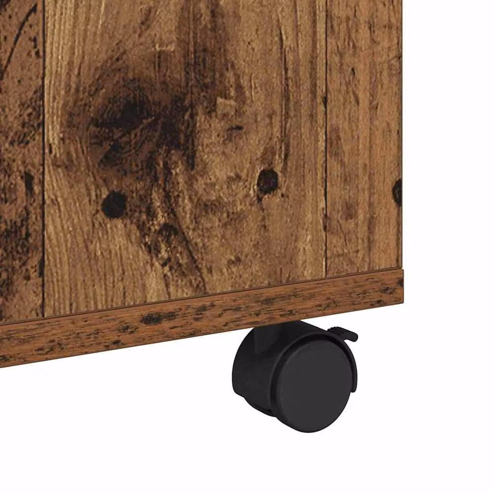 Berkfield Home Modern Square Coffee Table in Brown, W/D/H: 75 x 75 x 38 cm – 5
