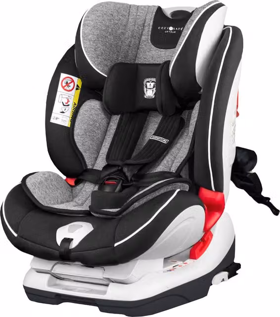 Cozy N Safe Child Car Seat with Isofix Base, Grey, Rearward Facing, 9-36kg