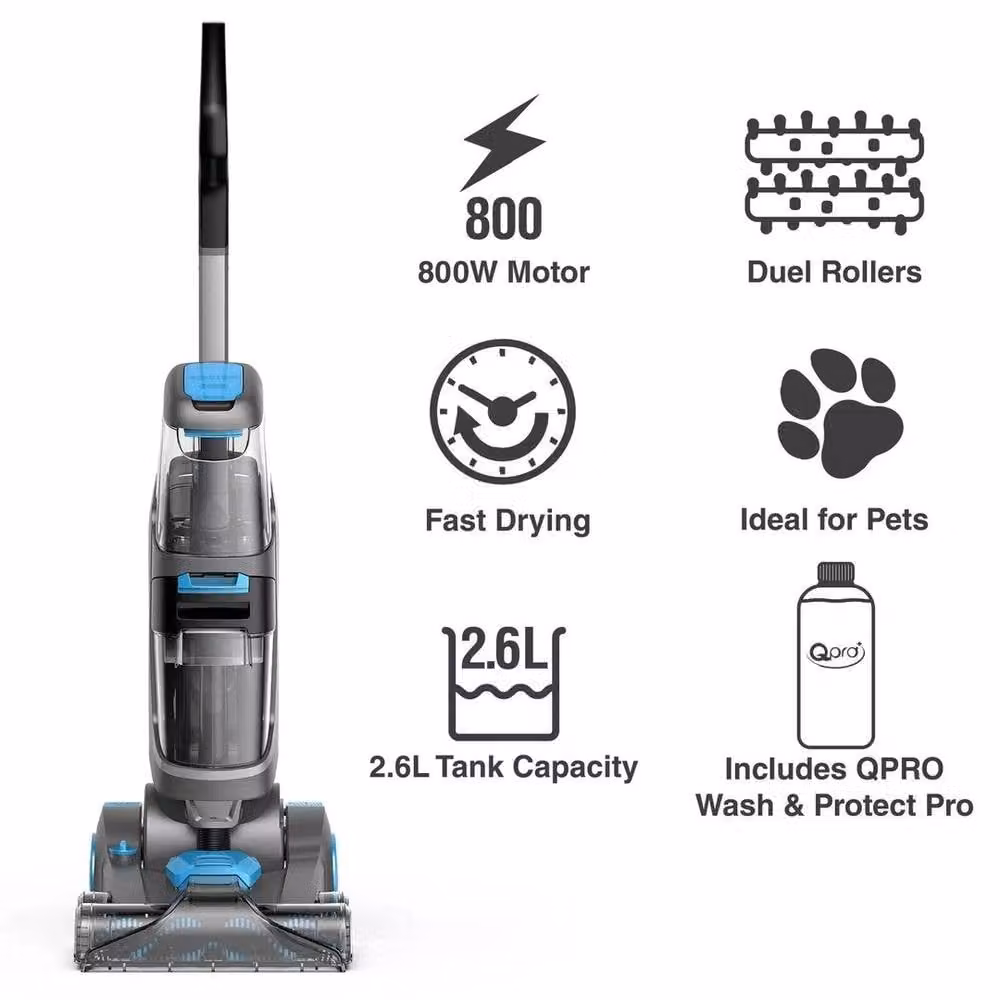 SPETLEK Powersonic 2 in 1 Dual Purpose Carpet Washer in Grey – 2