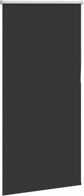 Berkfield Home Blackout Roller Blind in Black, Thermal Insulating Polyester, W: 65 cm x H: 130 cm – 1