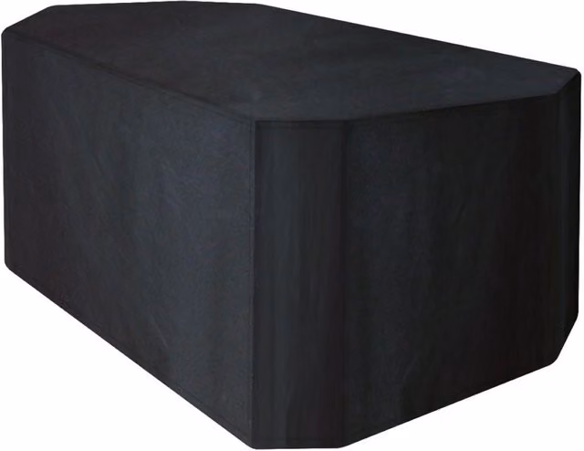 Primrose Living Black Polyester and PVC Rectangular Protective Cover for 4 Seater Sofa Sets