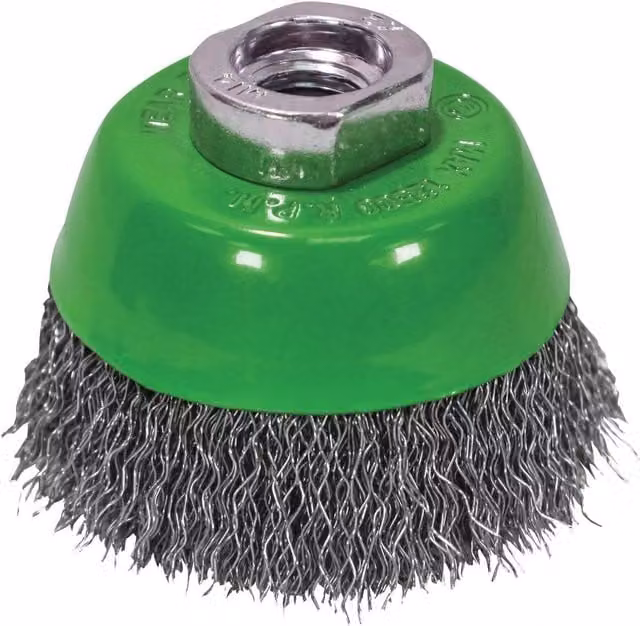 Faithfull Metal Wire Cup Brush for Angle Grinders, Multicolour
