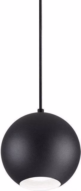 Netlighting Mr Jack Black Sphere Ceiling Pendant Lamp with GU10 LED Bulb