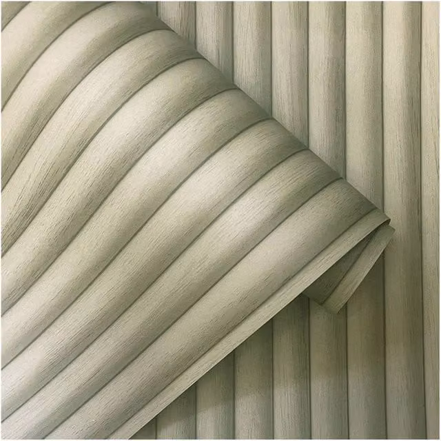 Holden Décor Eastern Horizons Bevel Slat Striped Wallpaper in Green – 1