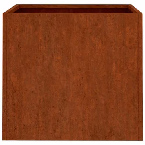 vidaXL Brown Steel Planter Tub W/D/H: 49 x 47 x 46 cm – 4
