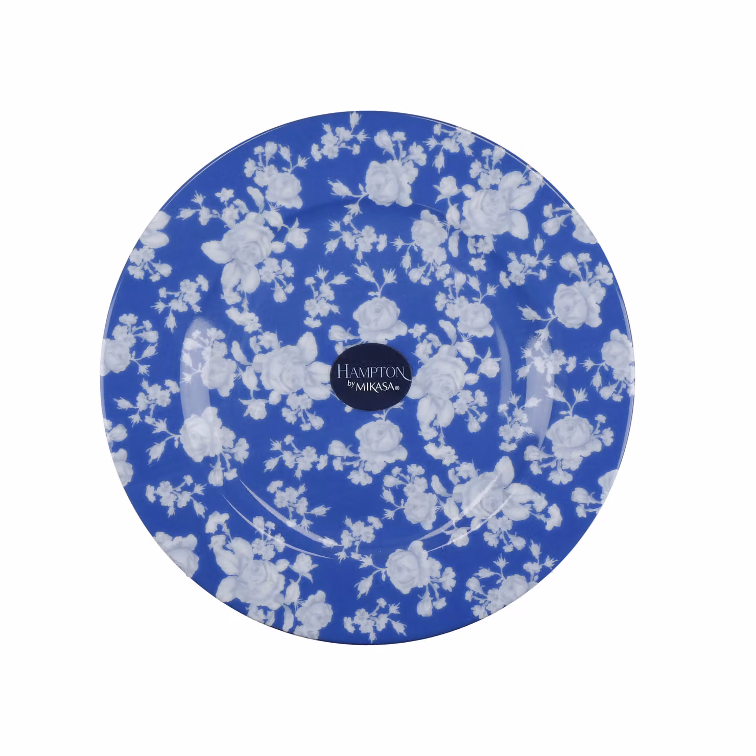 Mikasa Hampton Flowers 4-Piece Blue Floral Ceramic Side Plate Set – 2