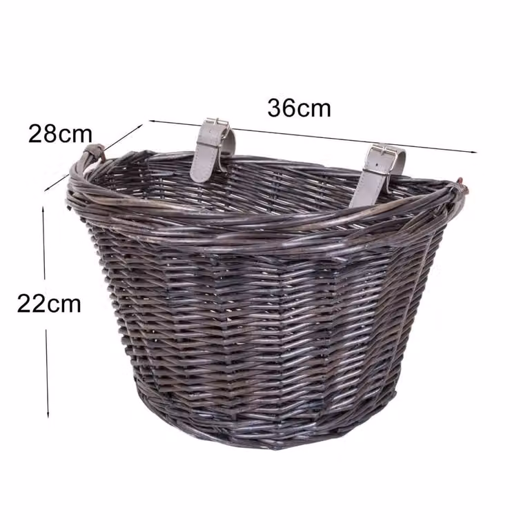 VOGREX Brown Bicycle Shopping Basket with Handle