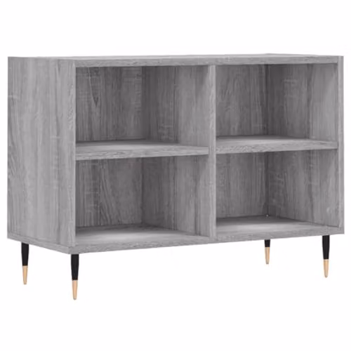 vidaXL Mid-Century TV Cabinet in Grey Sonoma, W: 69.5 cm, D: 30 cm, H: 50 cm – 1