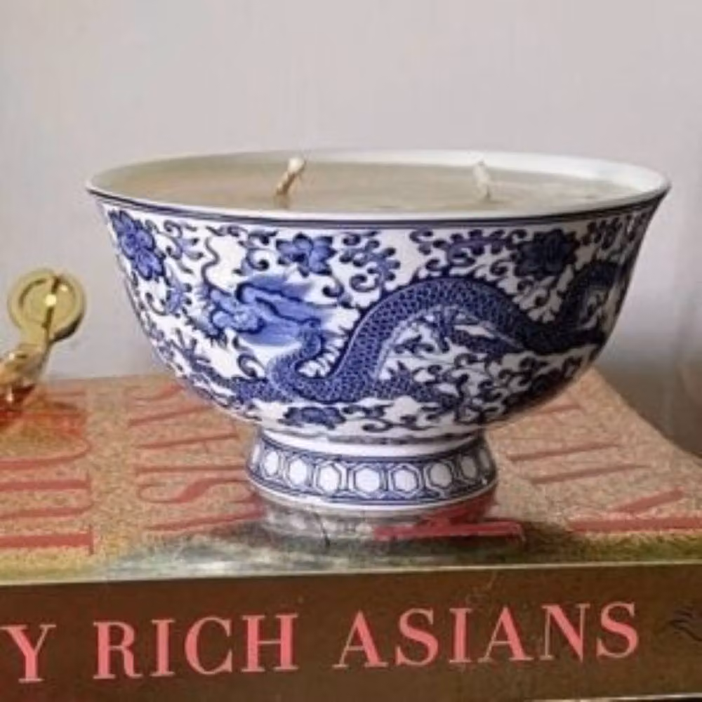 Candle Up Soul Bowl Dragon Candle in Blue and Multicolour – 2