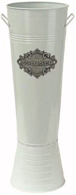 KDMD White Slim Flower Vase, Height: 56.5 cm