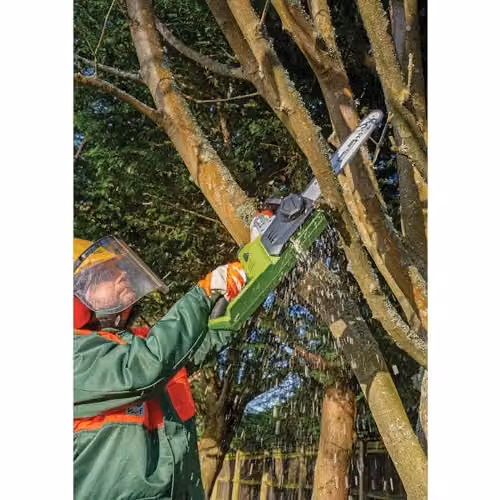 Draper D20 40V Rechargeable Battery Chainsaw in Green and Black – 4
