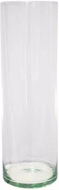 Lemon Pavilion Cylinder Glass Lantern with Sand, Clear, W: 12 cm, D: 12 cm, H: 26 cm – 1
