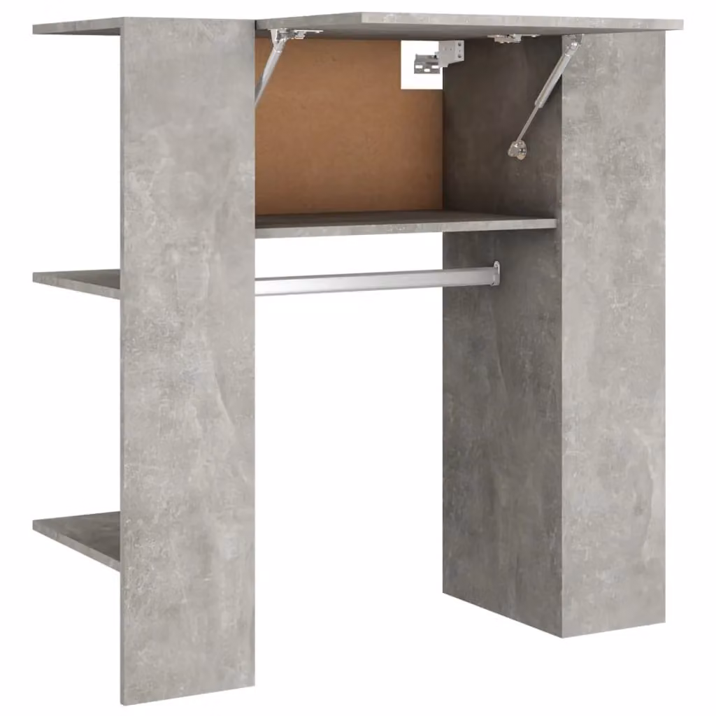 Berkfield Home Modern Hallway Cabinet in Concrete Grey, W/D/H: 97.5 x 37 x 99 cm – 2