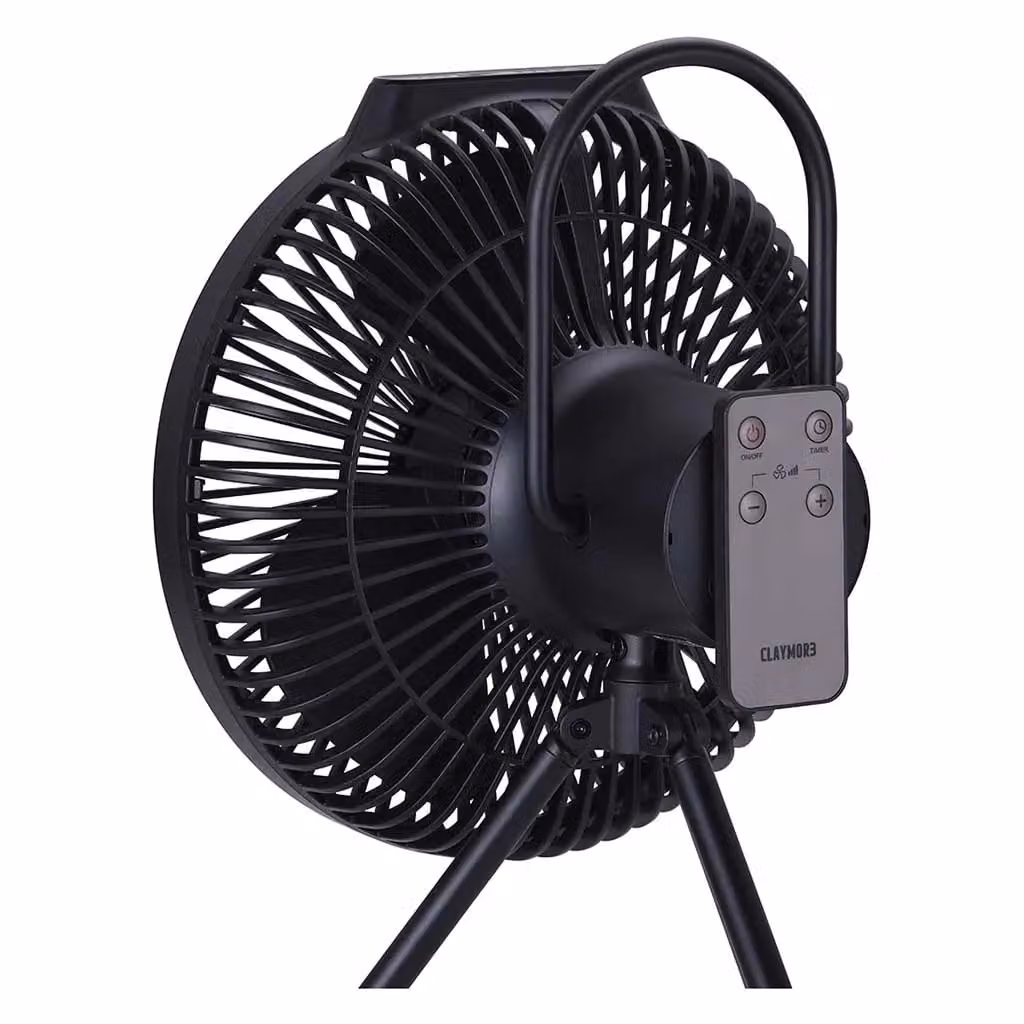 Claymore V1040 Rechargeable Mini Portable Fan with Remote Control in Black – 5