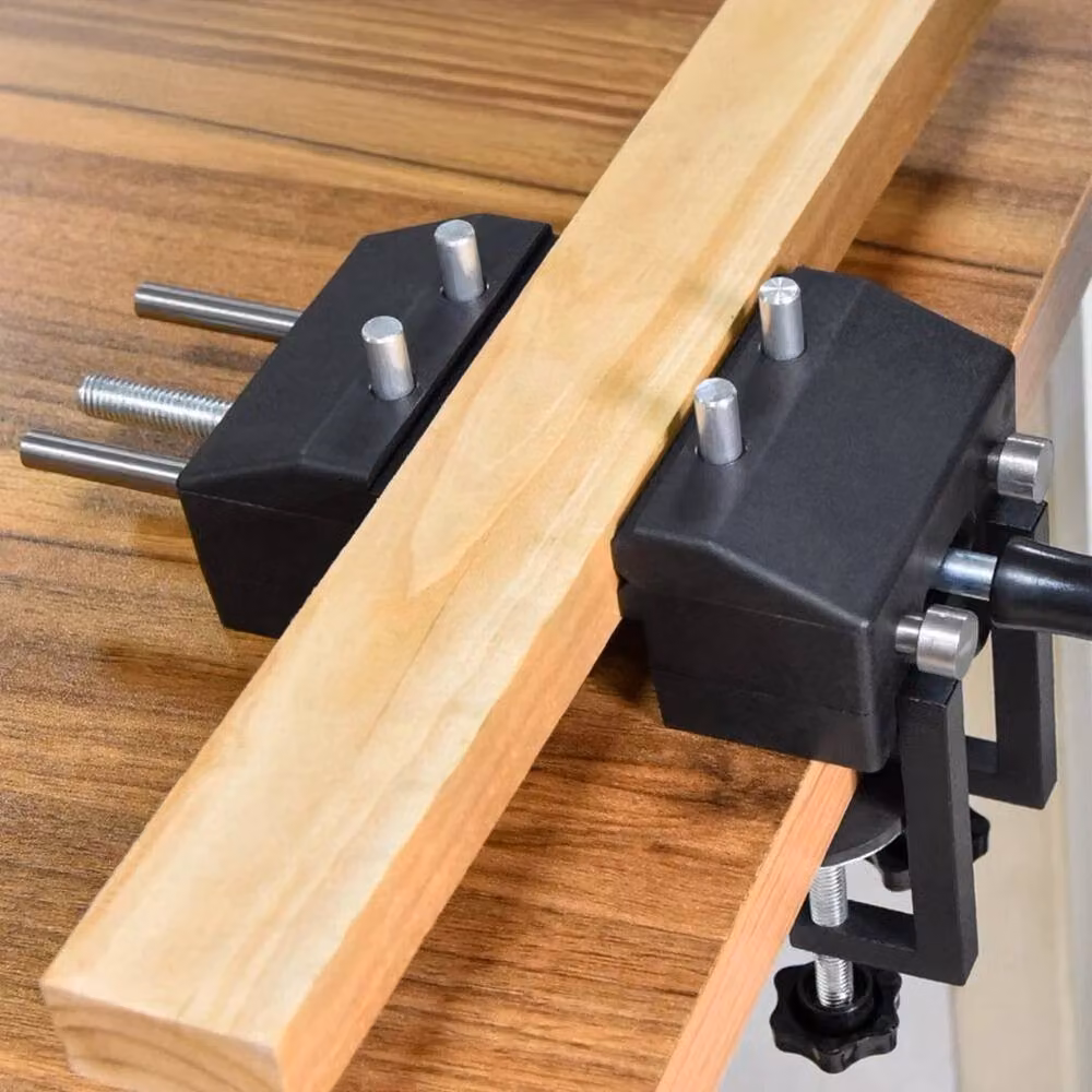 FLAVORA Adjustable Bench Vice Workshop Clamp in Black, Width: 52 cm – 3