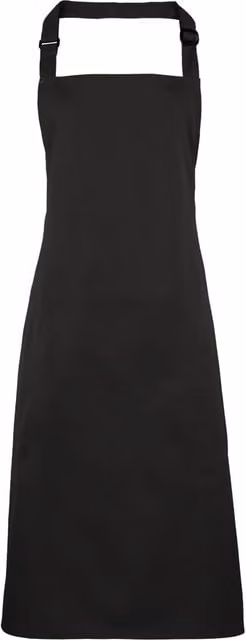 Premier Colours Black Plastic Bib Apron Workwear Pack of 2 – 1