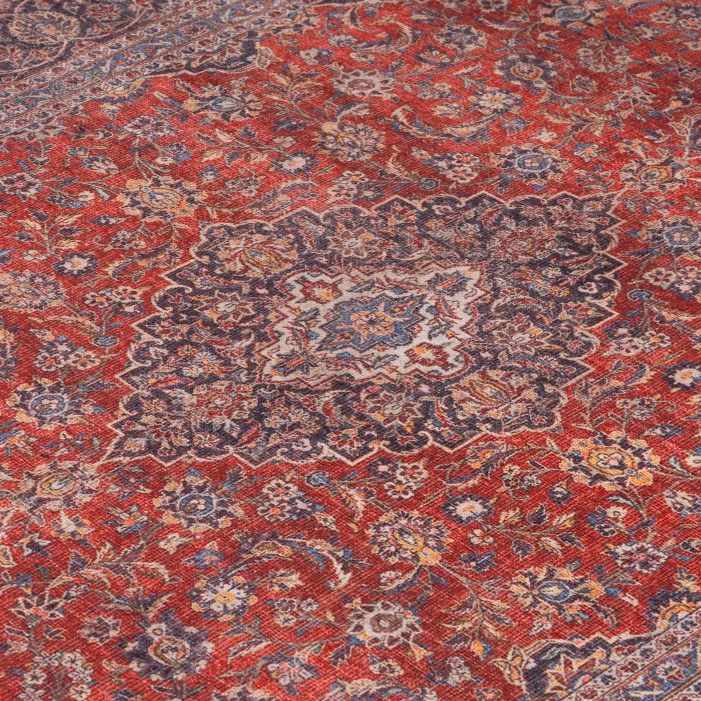 Kukoon Red Oriental Washable Runner Rug, W/D/H: 80 x 300 cm – 4