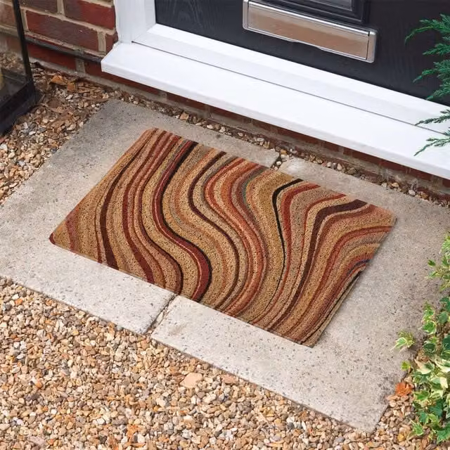 Nicoman Spaghetti Dirt-Trapper Door Mat, Multi Colour Candy, W: 70 cm, D: 44 cm