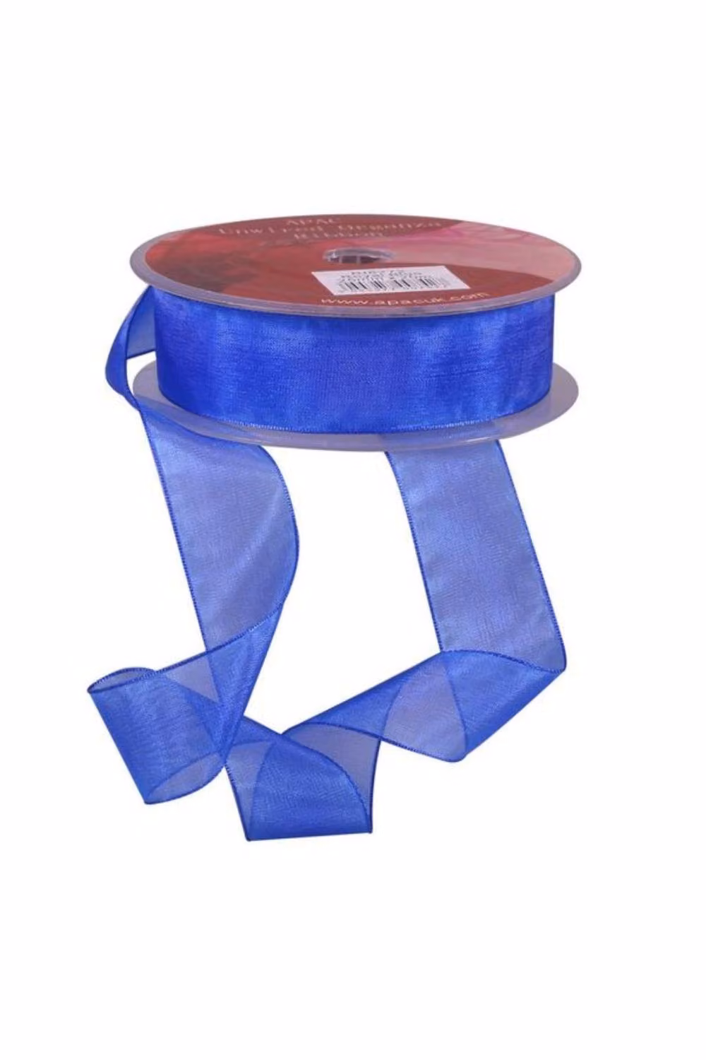 KDMD Blue Woven Edge Organza Ribbon, 25mm, 3 Pack – 2