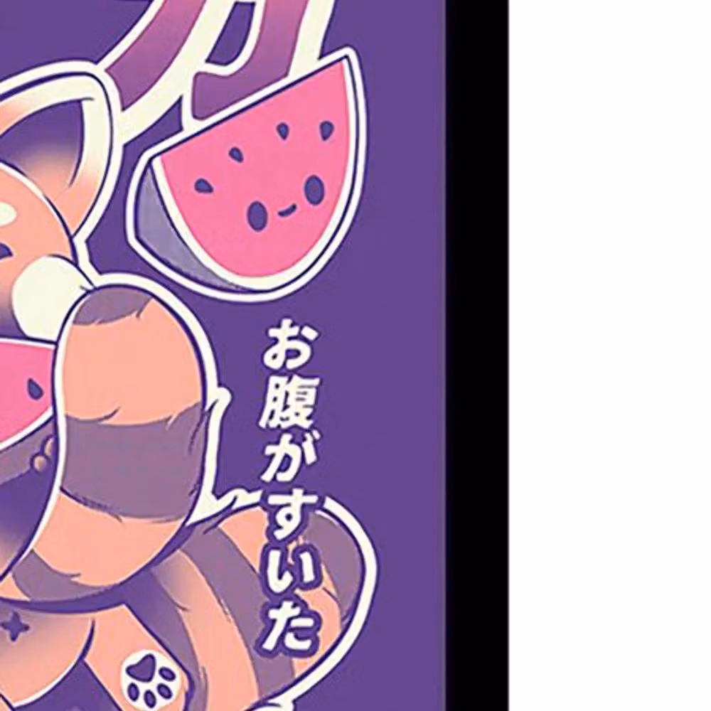 Ilustrata Watermelon Print Paper Poster in Purple – 2