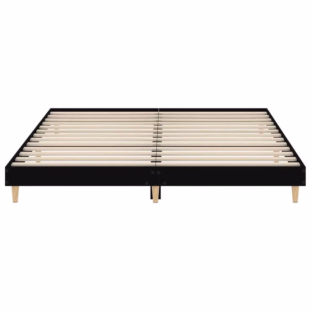 Berkfield Home Durable Bed Frame in Black, W/D/H: 200 x 20 x 203 cm – 3