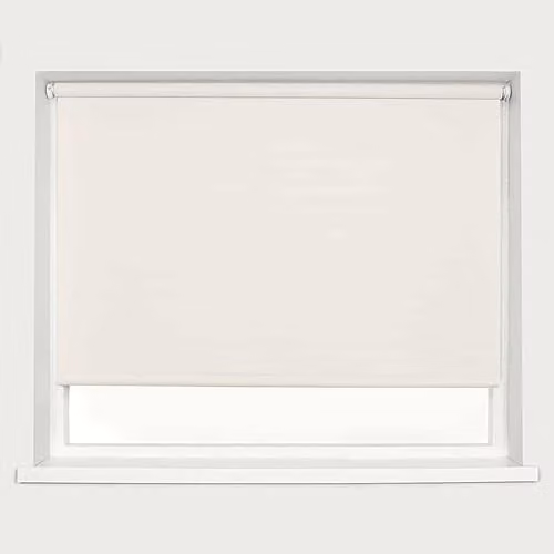 Caecus Thermal Insulating Blackout Roller Blind in Beige/Sand, W: 120 cm, H: 210 cm