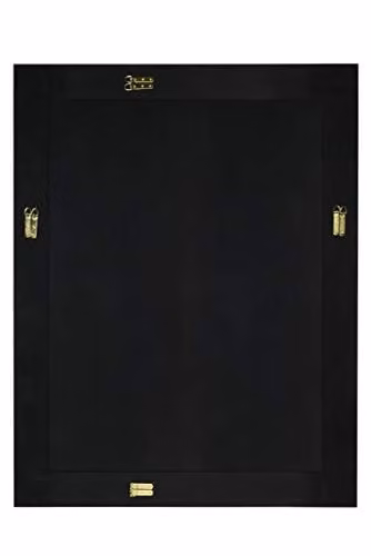 MirrorOutlet Horsley Modern Rectangular Glass Wall Mirror in Silver, W: 137 cm – 3
