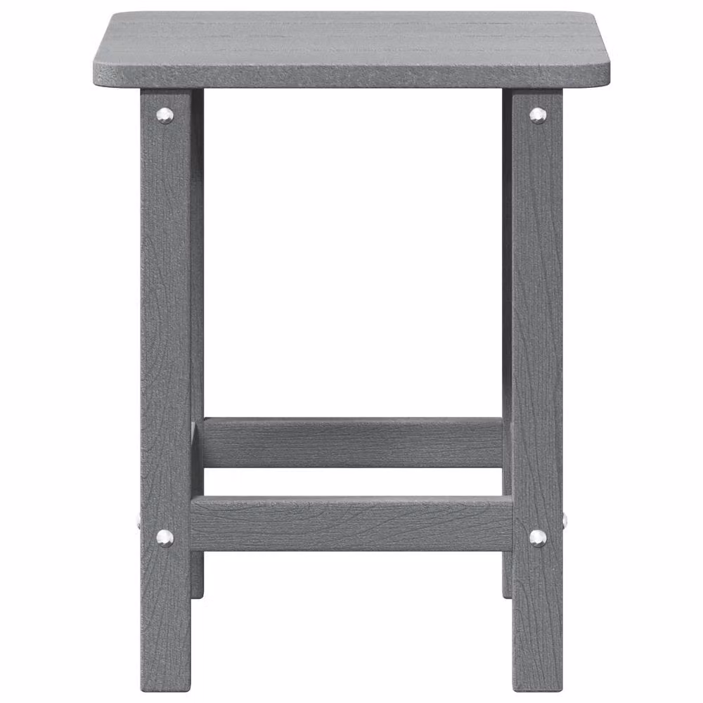 Berkfield Home Adirondack Side Table in Light Grey, W/D/H: 38 x 38 x 45 cm – 3