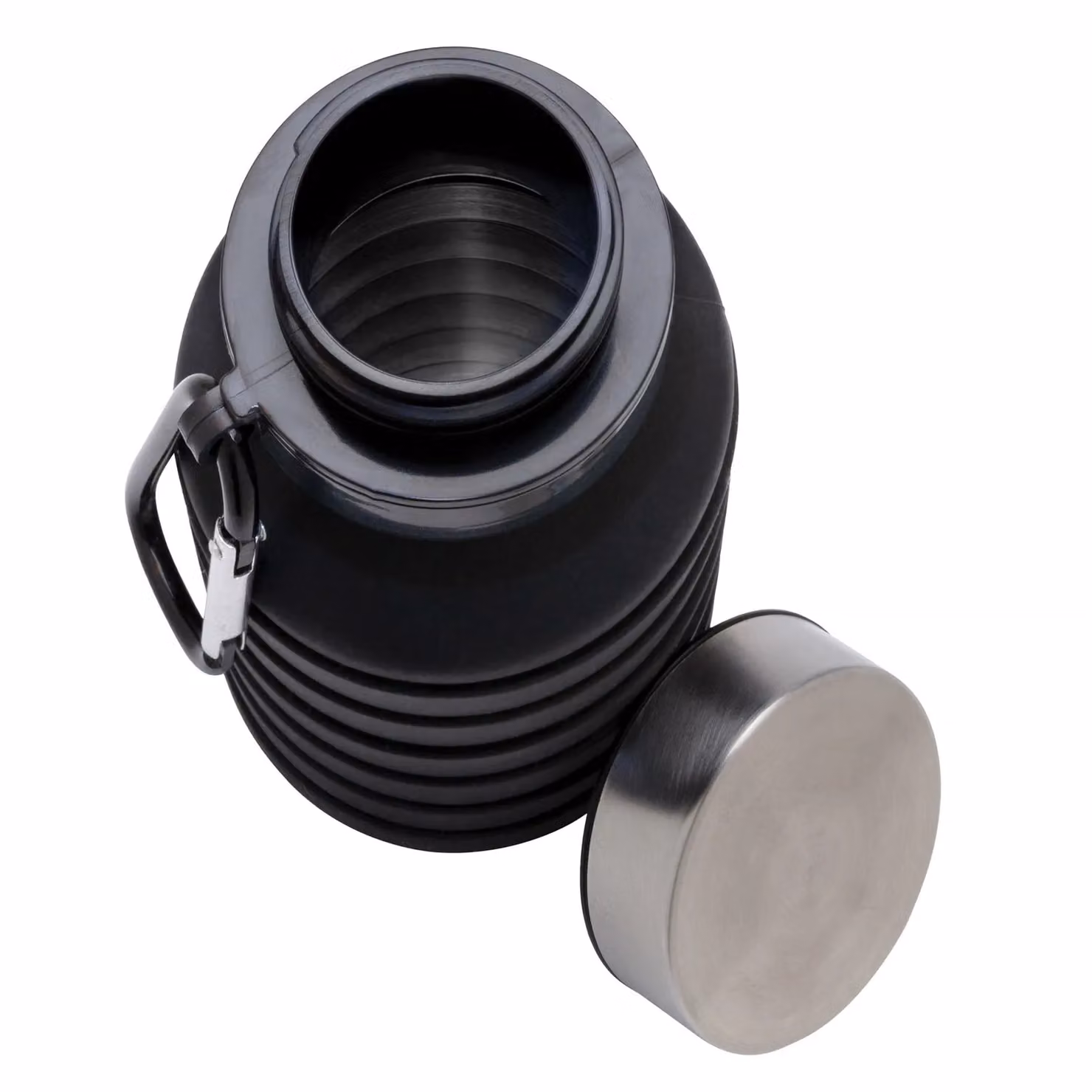 XD Design Collapsible Silicone Bottle, 550ml, Black – 2