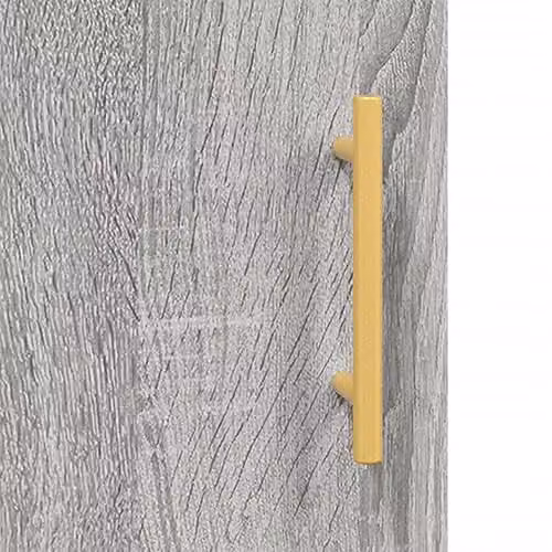 vidaXL Modern Grey Sonoma Highboard and Sideboard Storage Cabinet for Living Room or Bedroom – 2