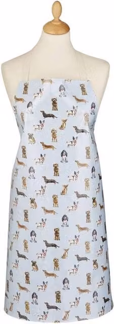 Cooksmart Curious Dogs Adjustable PVC Apron in Multicolour