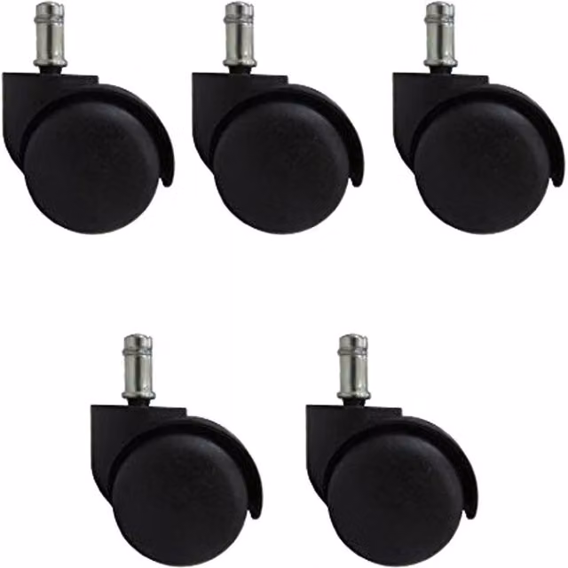 SPETLEK Black Double Wheel Office Chair Castors – 1