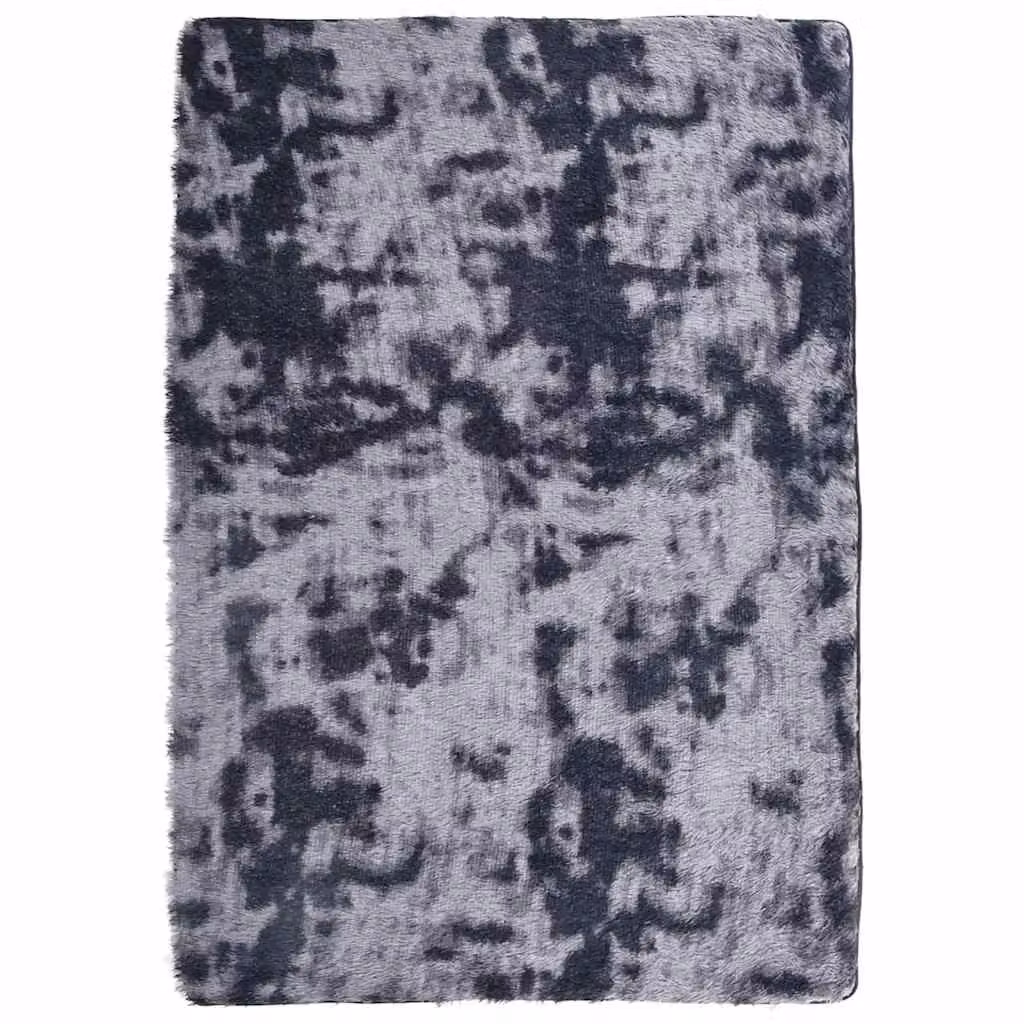 Berkfield Home NAVARRA Shaggy High Pile Rug, Dark Grey, W: 120 cm x D: 170 cm – 2