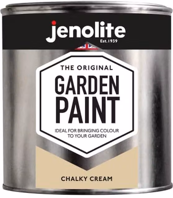 Jenolite Weatherproof Opaque Matt Wood Paint in Beige and Orange, 1 l