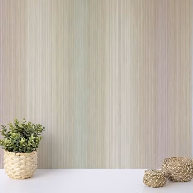 Wallquest Modern Abstract Striped Wallpaper in Pink and Grey with a Matt Finish