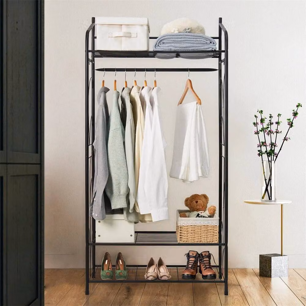 Kelvenix 3 Tier Large Metal Garment Rack in Matt Black – 4