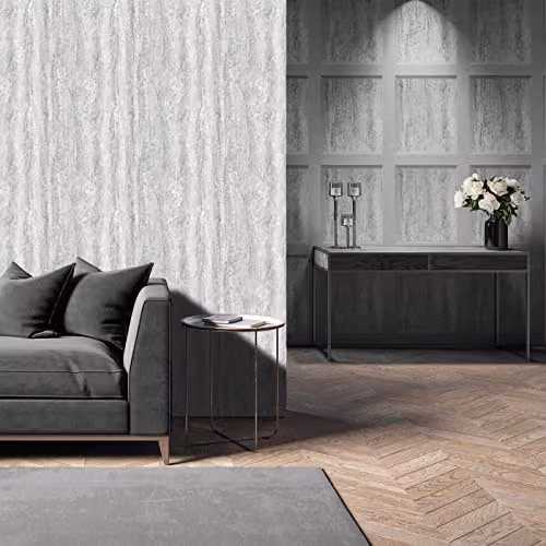 Muriva Eterna Marble Grey Abstract Wallpaper – 3