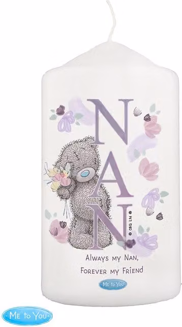 Personalised Memento Company Me to You White Pillar Candle – 1