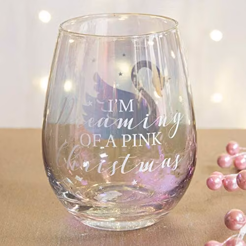 Santa Express Dreaming of a Pink Christmas Tumbler in Pink and Gold – 2