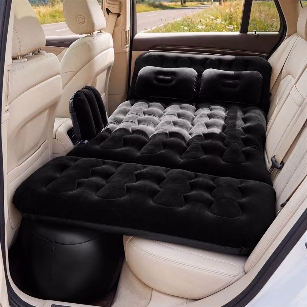 Kelvenix Inflatable Travel Mattress Seat in Black, W/D/H: 190 x 80 x 40 cm – 4