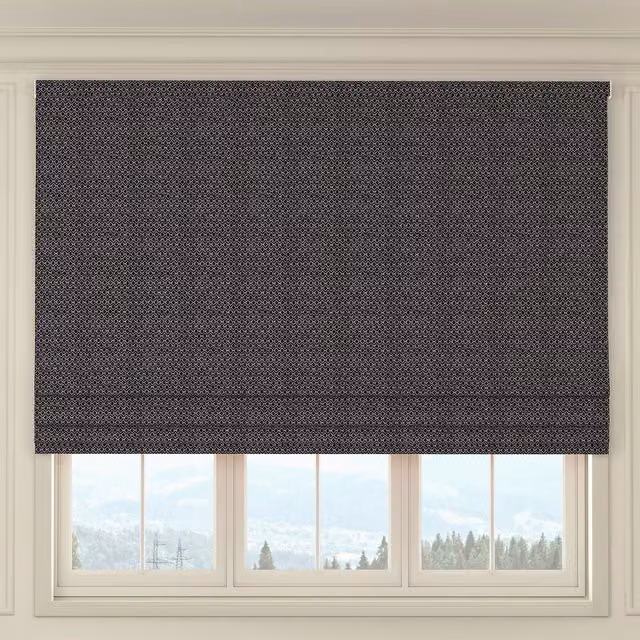 House Llewelyn-Bowen Divina Made To Measure Blackout Roman Blind in Midnight